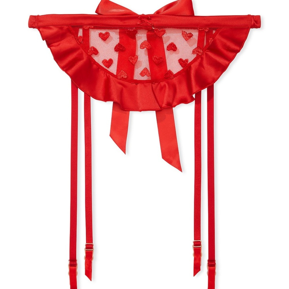 Red Heart Garter Belt